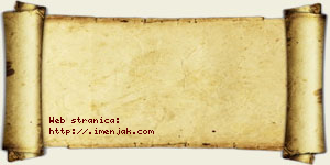 Jelisaveta Pejaković vizit kartica